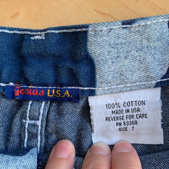 Vintage Blue Camo Jeans - Picture 5 of 5